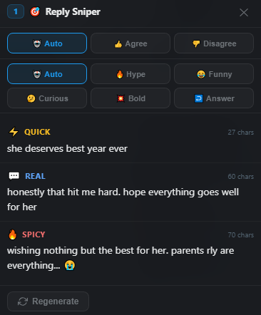 Generated Replies UI 2